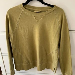 Vintage style washed green sweatshirt in size small.